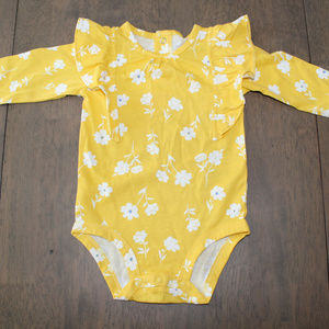 Girls Carters Yellow 1 piece/ 9 months